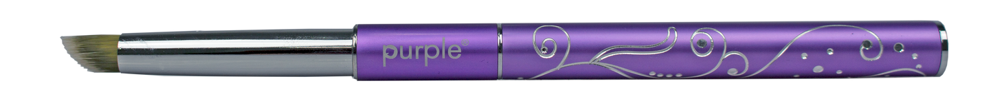 Round Brush for Gradient Effect (metallic handle) - Pipa Cosmetics Purple Professional®