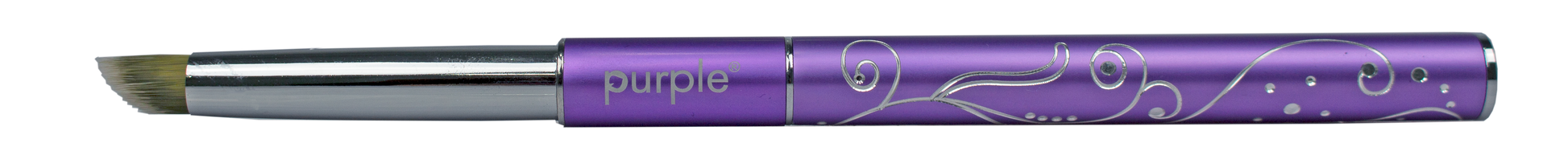 Round Brush for Gradient Effect (metallic handle) - Pipa Cosmetics Purple Professional®