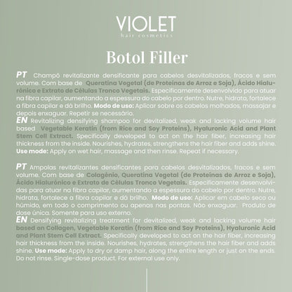 Shampoo Botol Filler - Pipa Cosmetics Violet Hair Cosmetics®