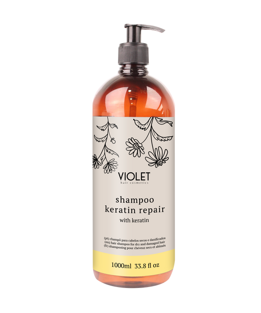 Shampoo Keratin Repair - Pipa Cosmetics Violet Hair Cosmetics®