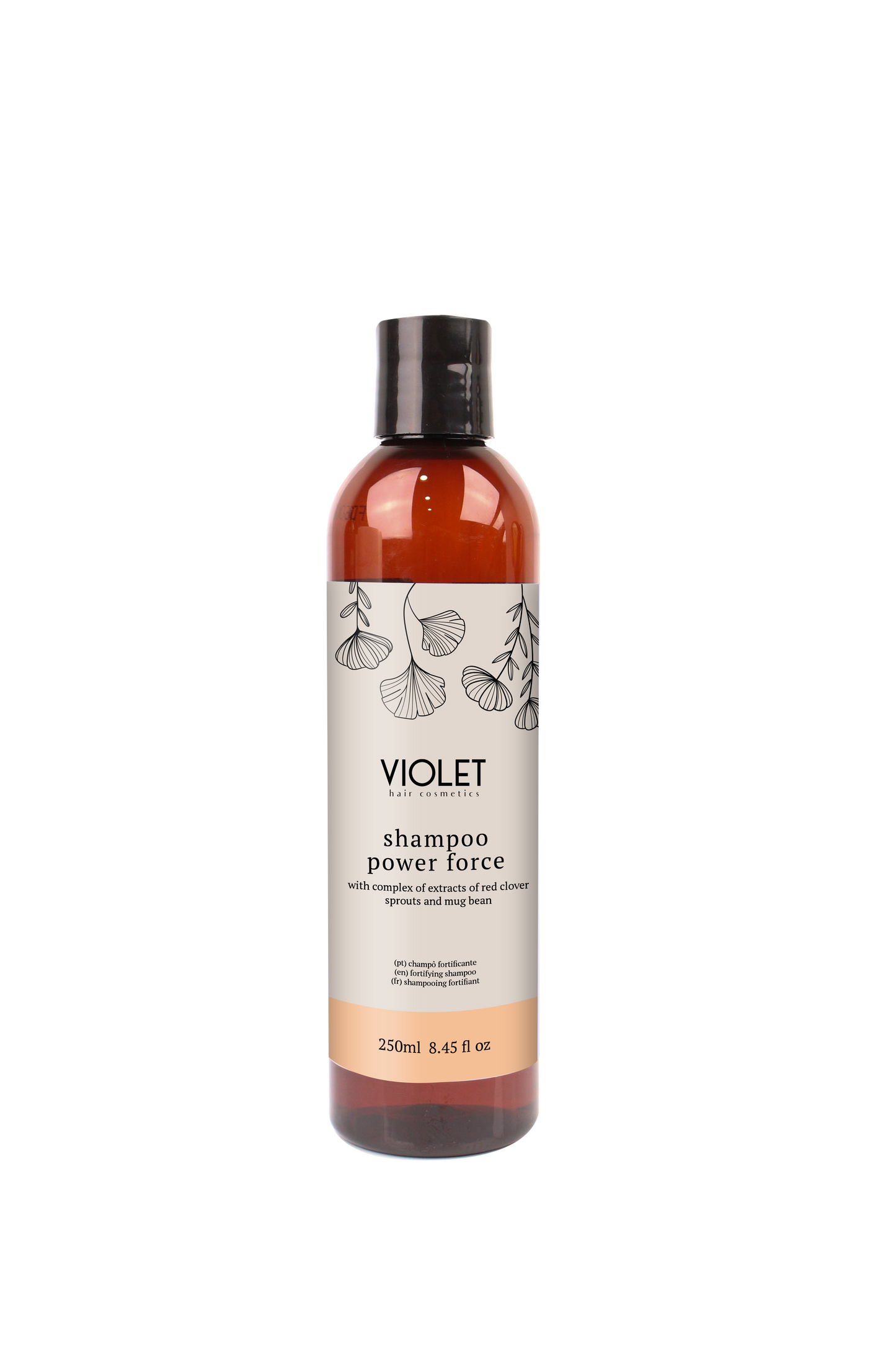 Shampoo Power Force 250ml - Pipa Cosmetics Violet Hair Cosmetics®