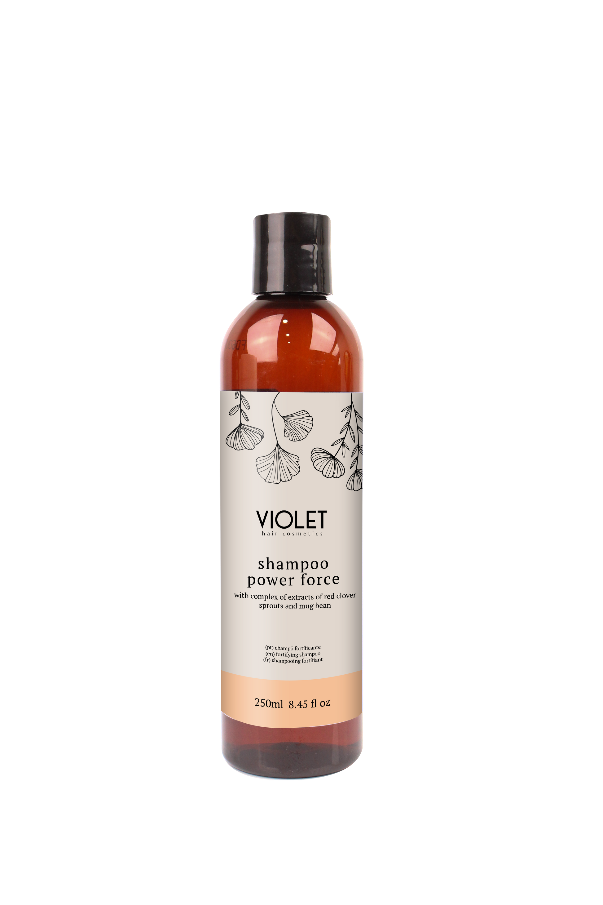 Shampoo Power Force 250ml - Pipa Cosmetics Violet Hair Cosmetics®