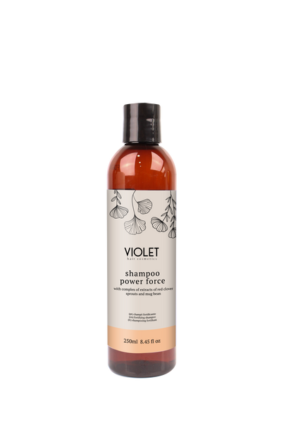 Shampoo Power Force 250ml - Pipa Cosmetics Violet Hair Cosmetics®