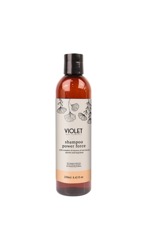 Shampoo Power Force 250ml - Pipa Cosmetics Violet Hair Cosmetics®