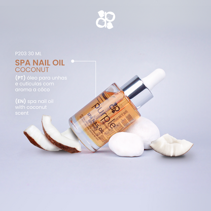 Spa Nail Oil Coconut 30ml - Pipa Cosmetics Purple Professional®