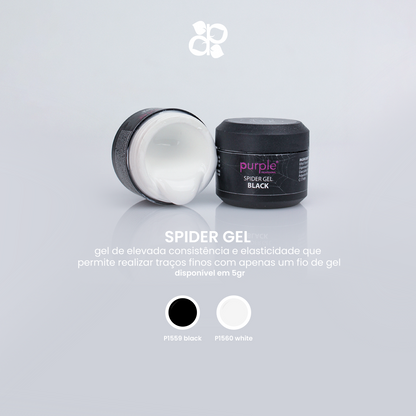 Spider Gel Black - Pipa Cosmetics Purple Professional®