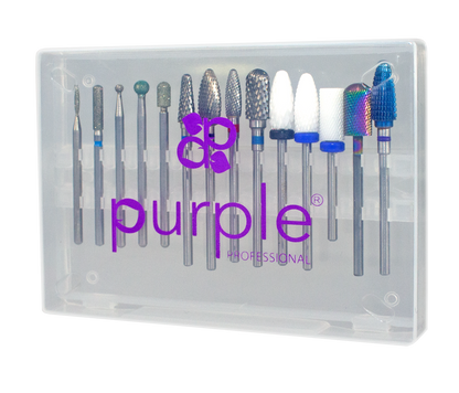 Storage Box for Drill Bits - Pipa Cosmetics Purple Professional®