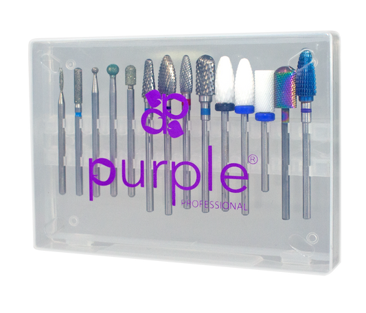 Storage Box for Drill Bits - Pipa Cosmetics Purple Professional®