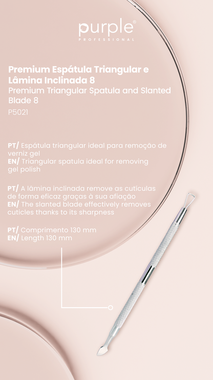 Spatule triangulaire et lame inclinée (acier inoxydable japonais)