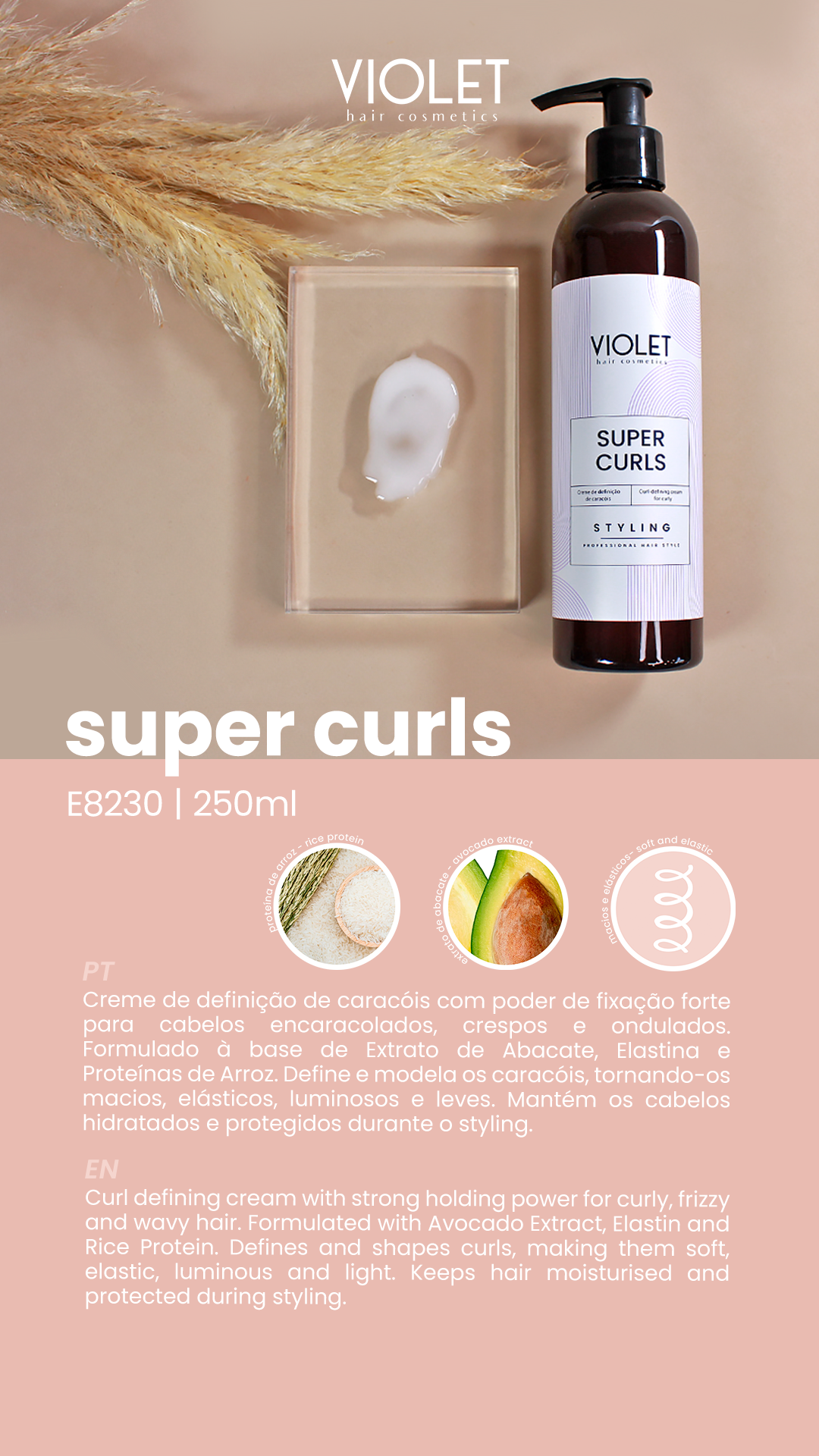 Super Curls - Pipa Cosmetics Violet Hair Cosmetics®