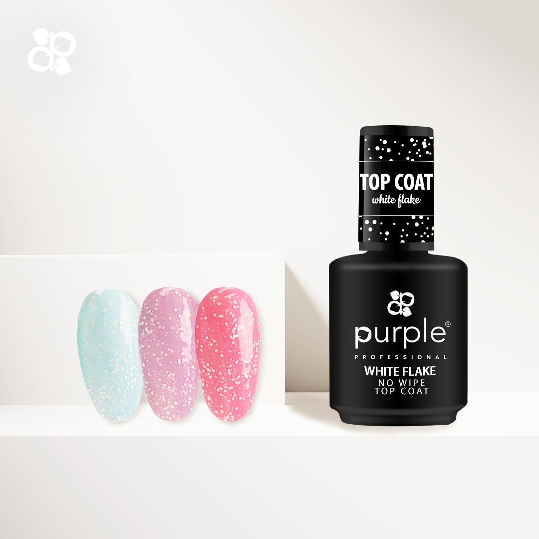 Witte vlokken, geen afveegbare toplaag