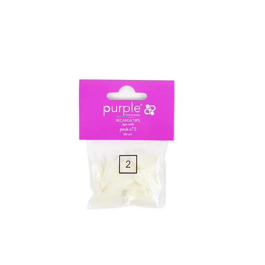 Tips Paris Refills nº2 - Pipa Cosmetics Purple Professional®