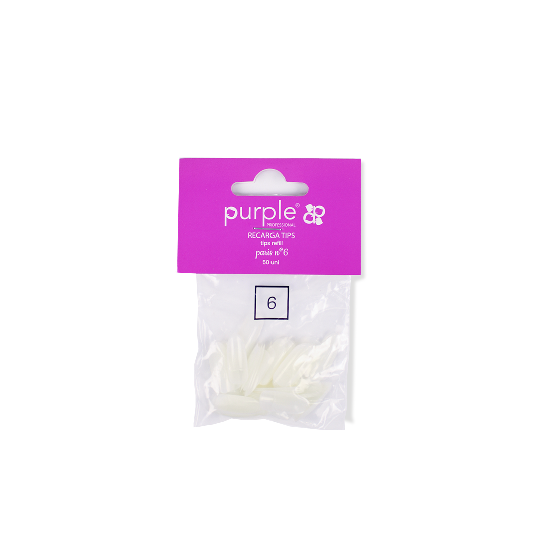 Tips Paris Refills nº6 - Pipa Cosmetics Purple Professional®