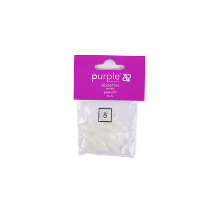 Tips Paris Refills nº8 - Pipa Cosmetics Purple Professional®