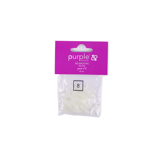 Tips Paris Refills nº8 - Pipa Cosmetics Purple Professional®