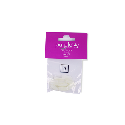 Tips Paris Refills nº9 - Pipa Cosmetics Purple Professional®