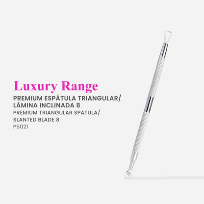 Triangular Spatula and Slanted Blade (japanese stainless steel) - Pipa Cosmetics Purple Professional®