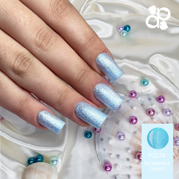 Gel Polish Wonderful Ocean  glitter