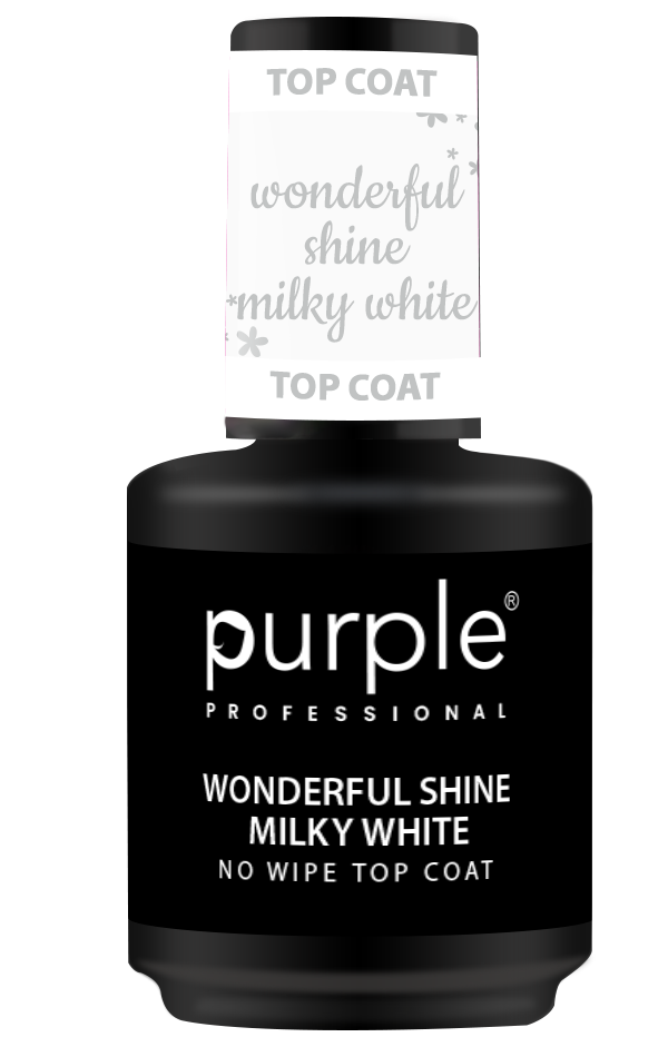 Wonderful Shine Milky White No Wipe Top Coat - Pipa Cosmetics