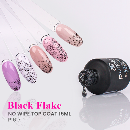 Black Flake No Wipe Top Coat