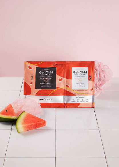AvryBeauty - Cuidados para os Pés K-Beauty: Gel-Ohh! Jelly Spa Pedi — Açúcar de Melancia - Pipa Cosmetics