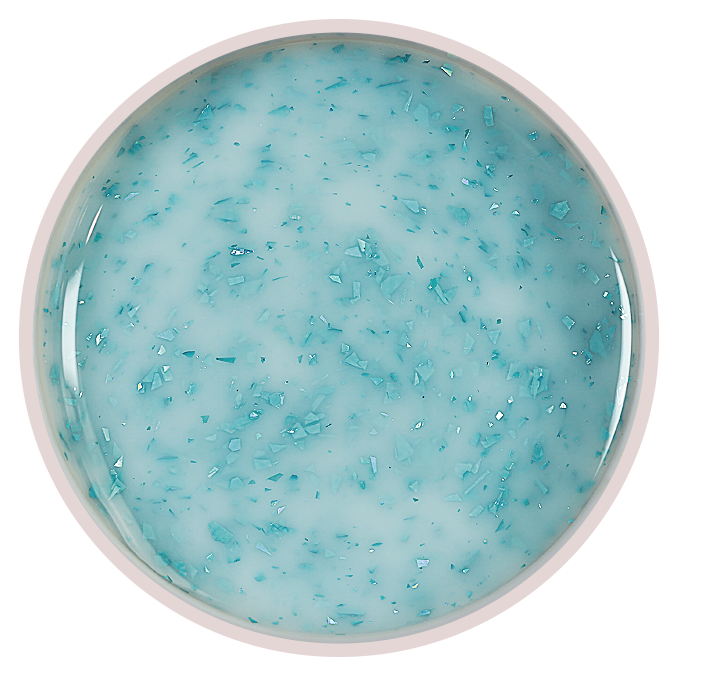 Builder gel Pudding Marmor Blue Water - Pipa Cosmetics