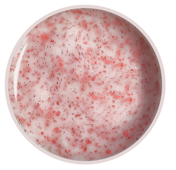 Builder Gel Pudding Marmor Red Glaze - Pipa Cosmetics