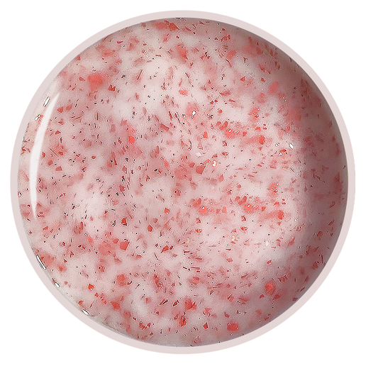 Builder Gel Pudding Marmor Red Glaze - Pipa Cosmetics