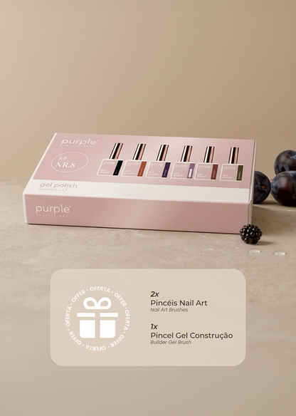 Gel Polish Kit 8.1 – Free Brush Set P766