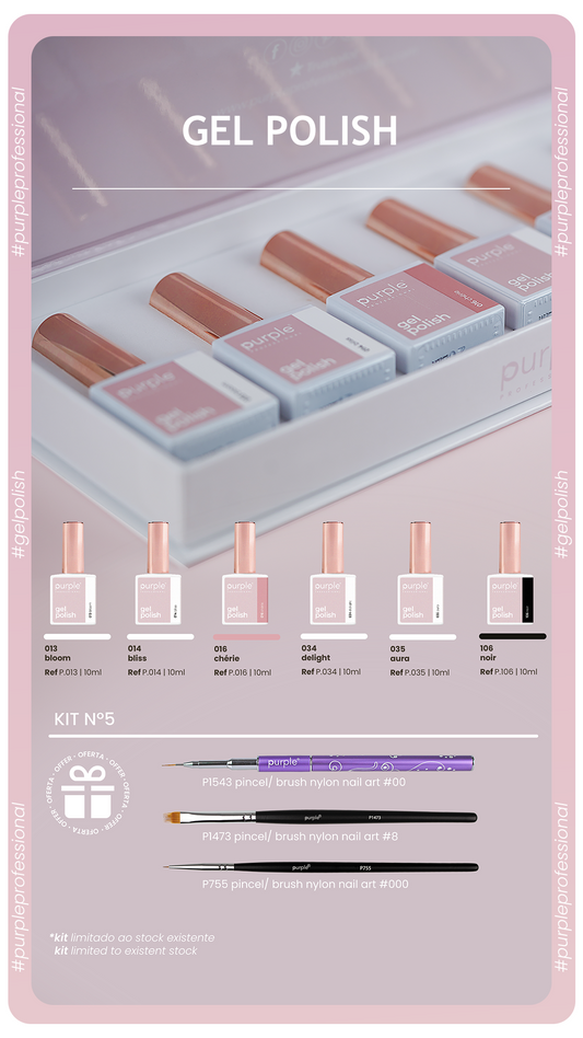 KIT GEL POLISH 5