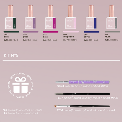 KIT GEL POLISH  9