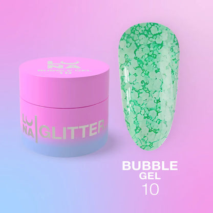 Bubble Gel Nail Glitter № 10 5ml