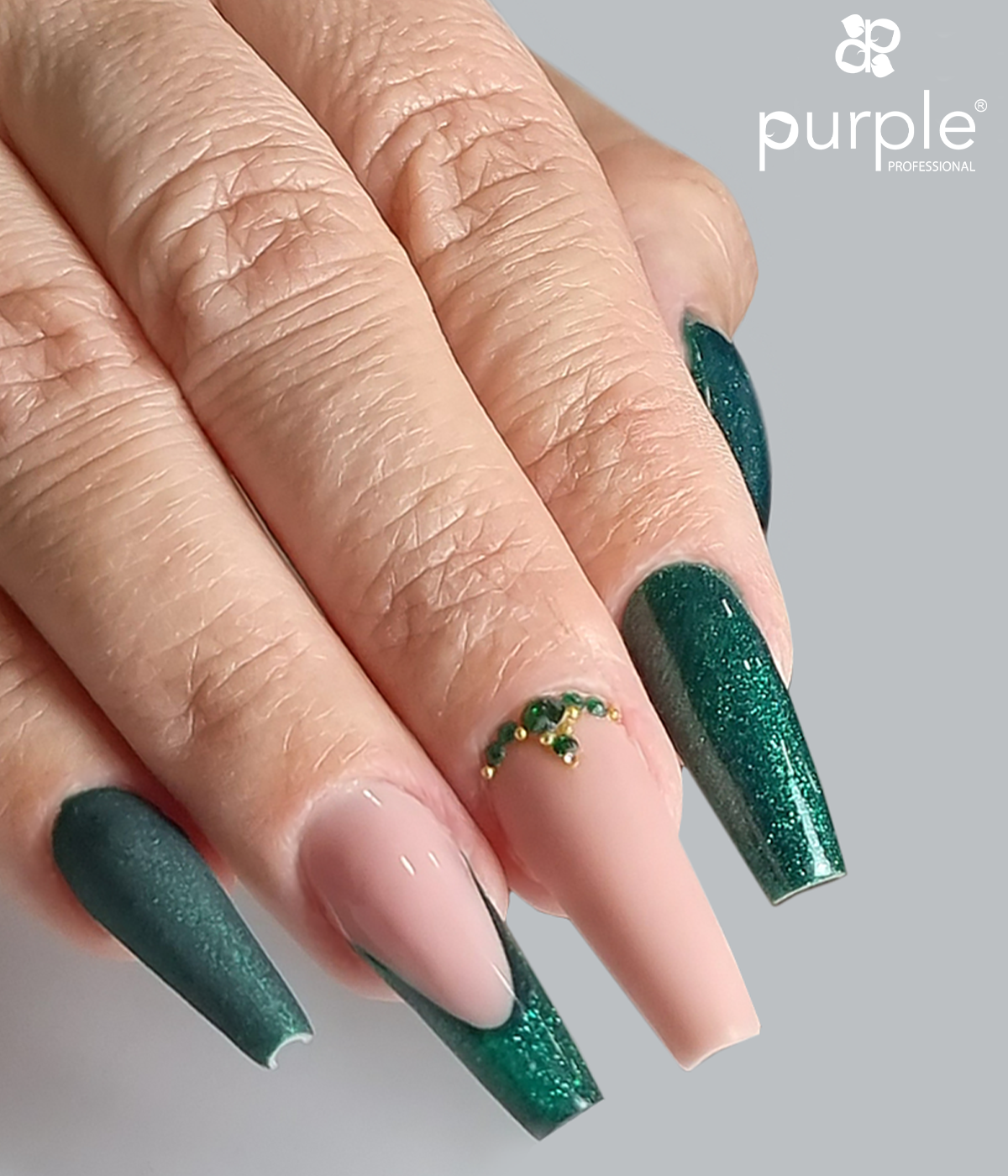 Gel Polish Completely in Love glitter