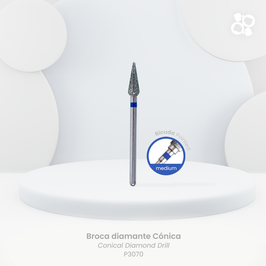 Russische Manicure Nagelboor - Puntig Conisch 4.2x4.2mm (medium)