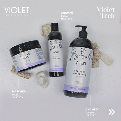Haarmasker Violet Tech