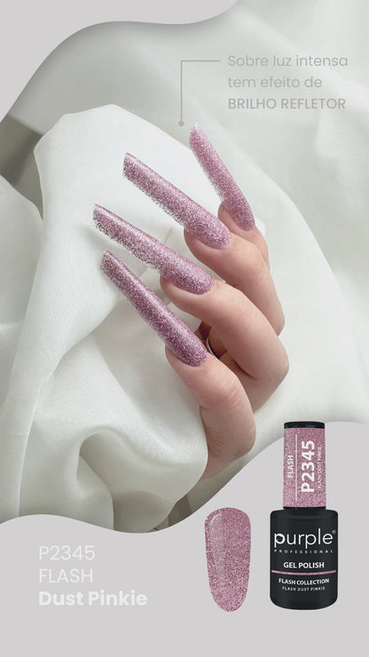 Gel Polish Flash Dust Pinkie