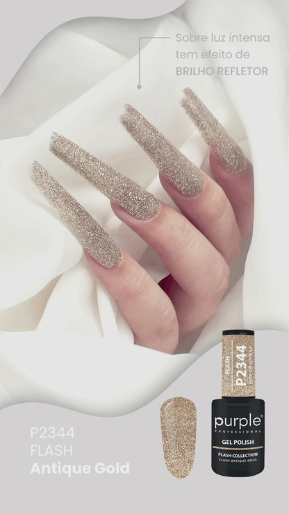 Gel Polish Flash Antiek Goud