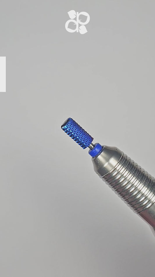 Wolfraam nagelboor - cilindrisch plat bovenstuk 6x12,5mm (medium)