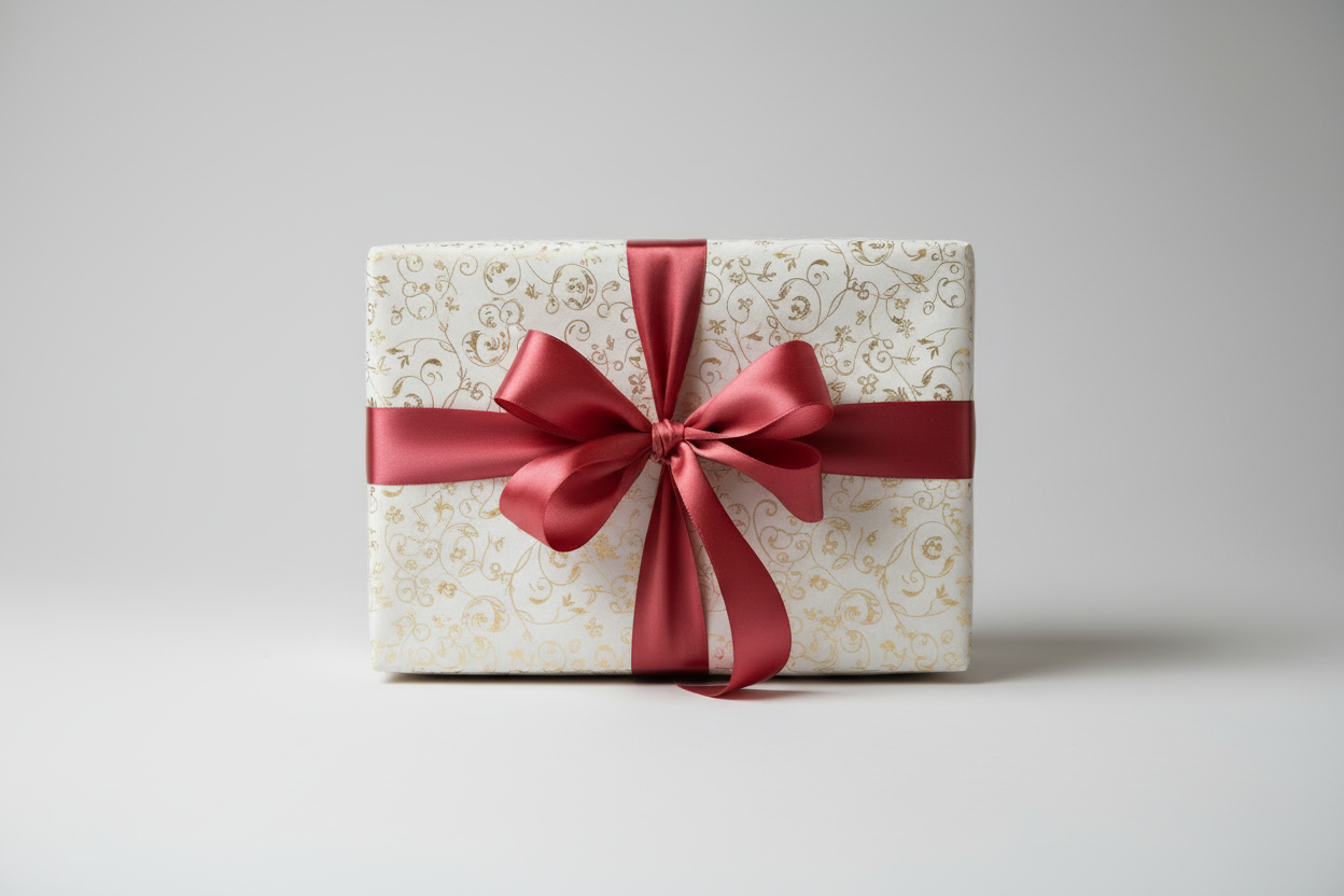 um presente de maos pra mao